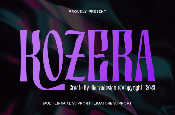 Kozera: A Bold Sans Serif for Editorial Design